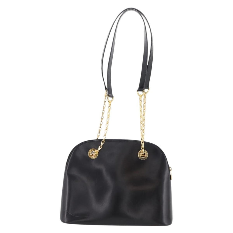 Celine Shoulder Leather Black Bag