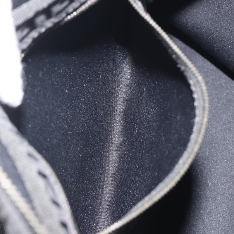 Fendi Shoulder Zucchino Canvas Black Bag