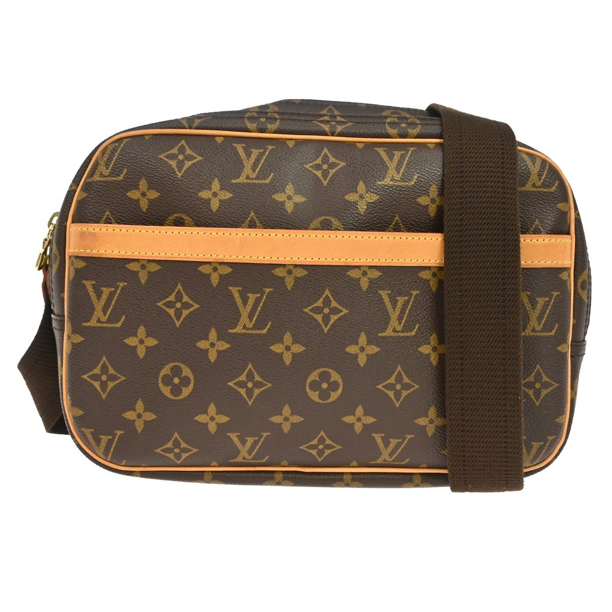 Louis Vuitton Reporter Monogram Canvas Brown Bag