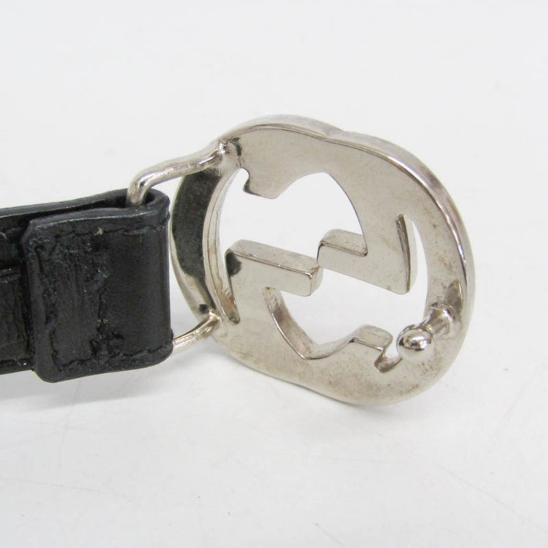 Gucci Interlocking G Belt (outlet) Leather Black