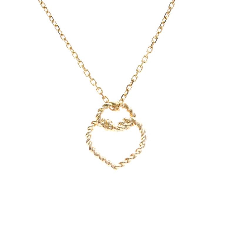 Cartier Torta Heart Pendant 18k Rose Gold Pink_gold Bijoux