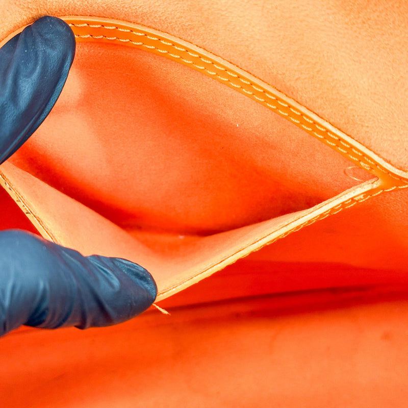 Louis Vuitton Alma Epi Leather Orange Bag