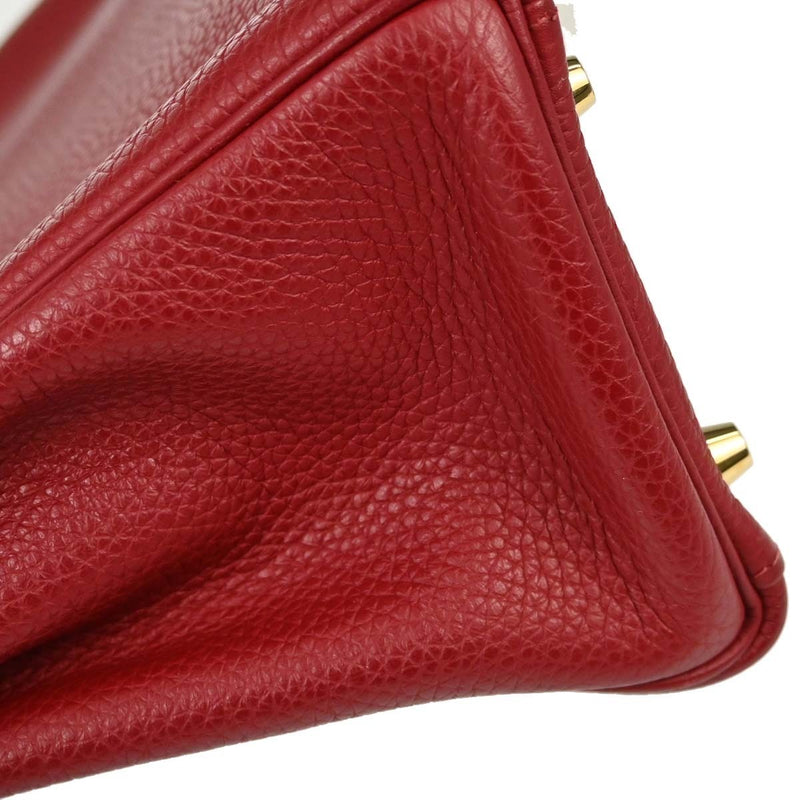 Hermes Kelly Red Togo With Gold Hardware Leather Bag