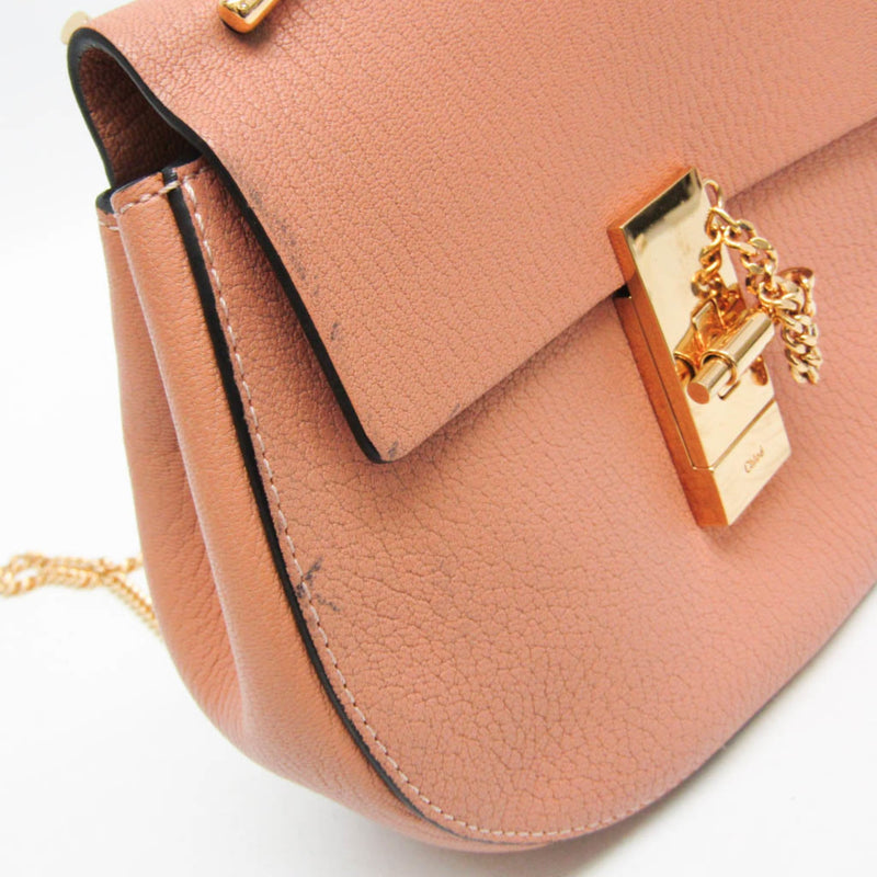 Chloe Drew Leather Orange Bag
