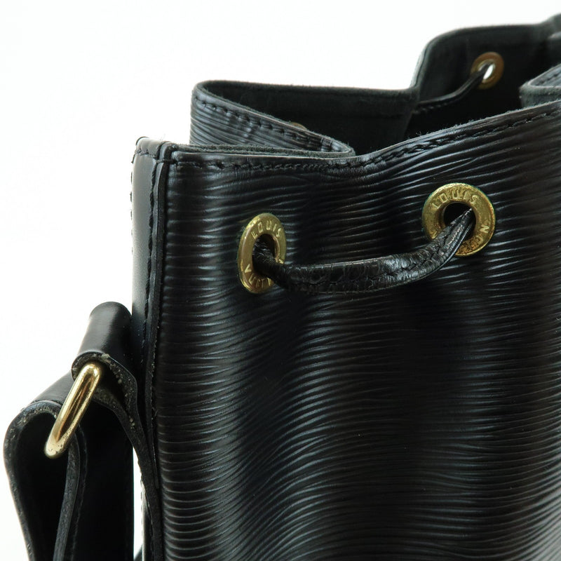 Louis Vuitton Petit Noe Epi Leather Black Bag