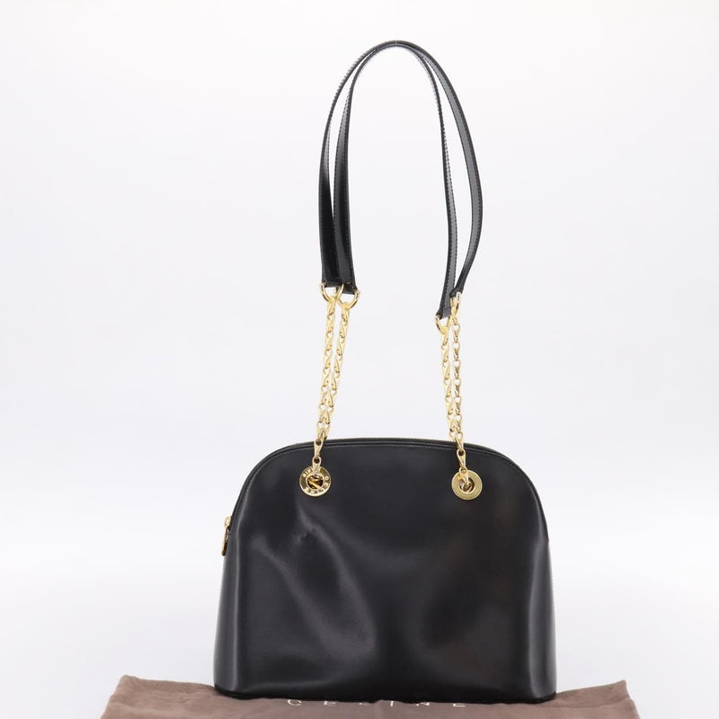 Celine Shoulder Leather Black Bag