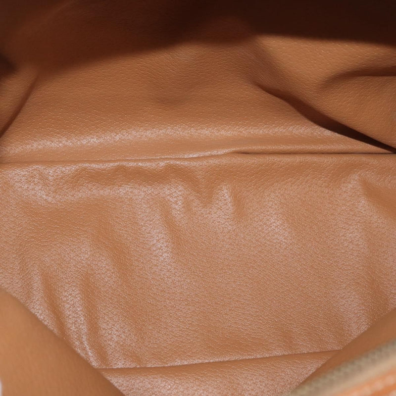 Celine Backpack Leather Brown Canvas