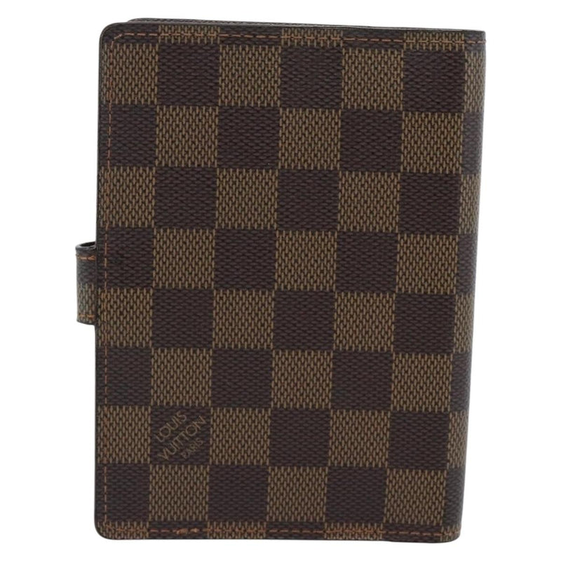 Louis Vuitton Ring Agenda Cover Damier Brown Canvas Bag