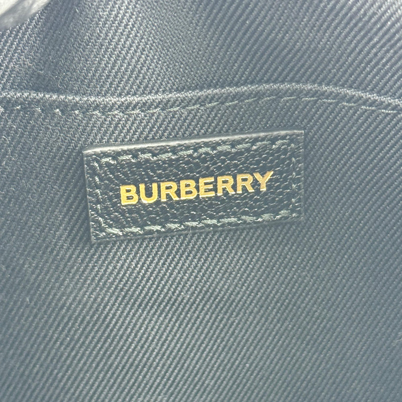 Burberry Camera Vintage Check Canvas Black Bag