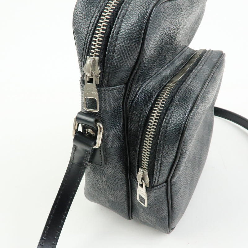 Louis Vuitton Rem Damier Graphite Black Canvas Bag