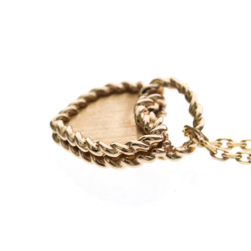 Cartier Torta Heart Pendant 18k Rose Gold Pink Pink_gold Bijoux