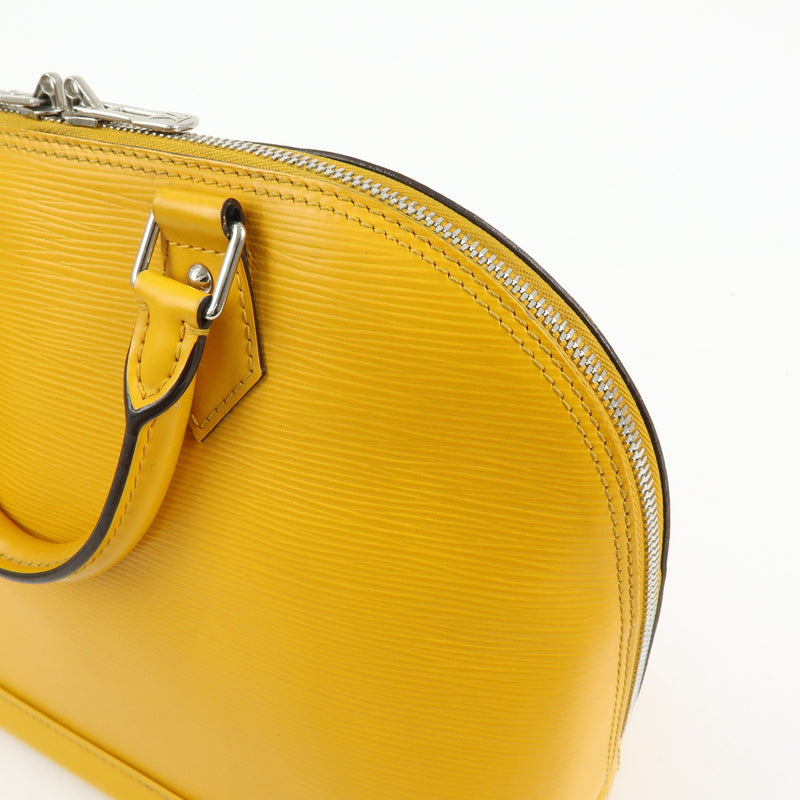 Louis Vuitton Alma Epi Leather Yellow Bag