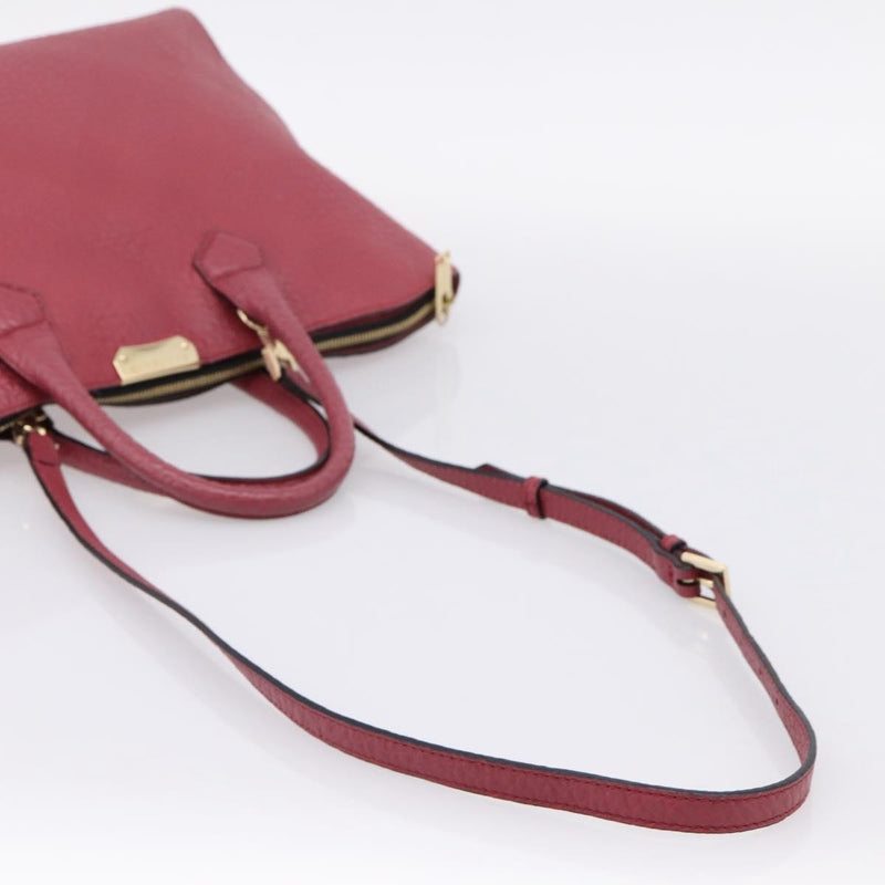 Burberry Clifton Convertible Heritage Grained Leather Red Bag