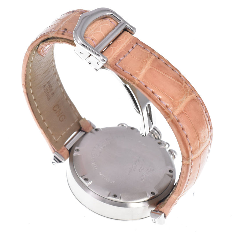 Cartier Pasha C Automatic Leather And Steel Watches