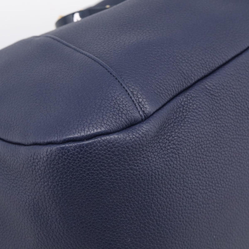Loewe Calle Hobo Leather Navy