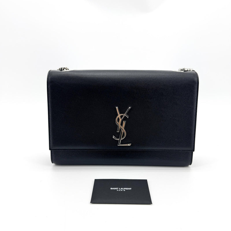 Saint Laurent Classic Monogram Leather Black Bag