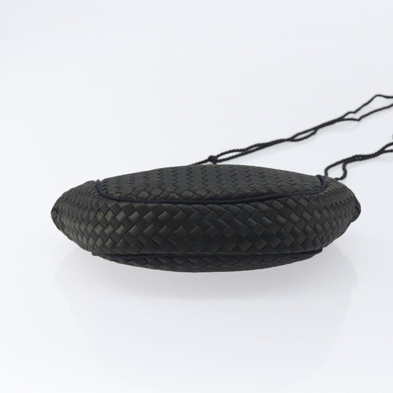 Bottega Veneta Vintage Intrecciato Hobo Nylon Black