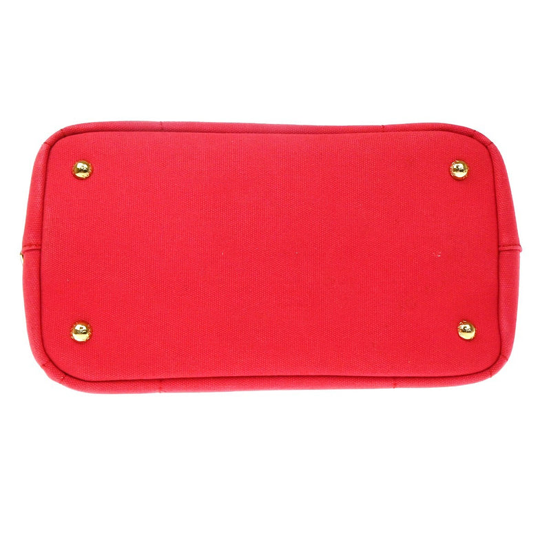 Prada Canapa Canvas Red Bag