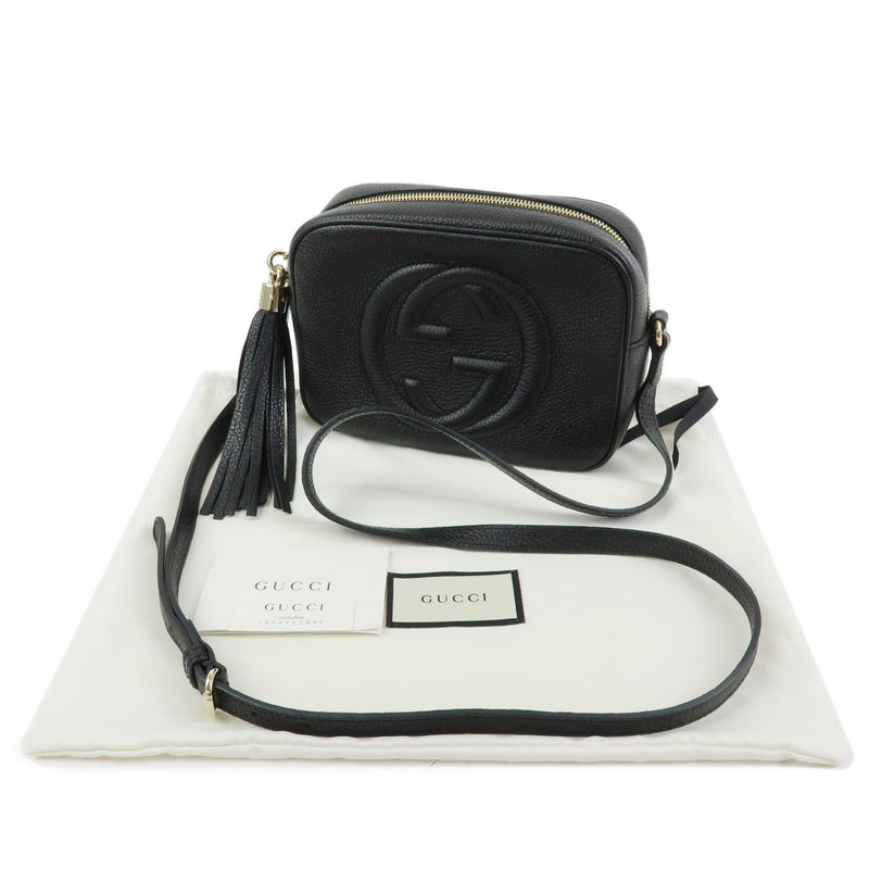 Gucci Soho Disco Leather Black Bag
