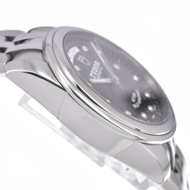 Tudor Glamour Day Date Automatic Stainless Steel With Diamonds Watches