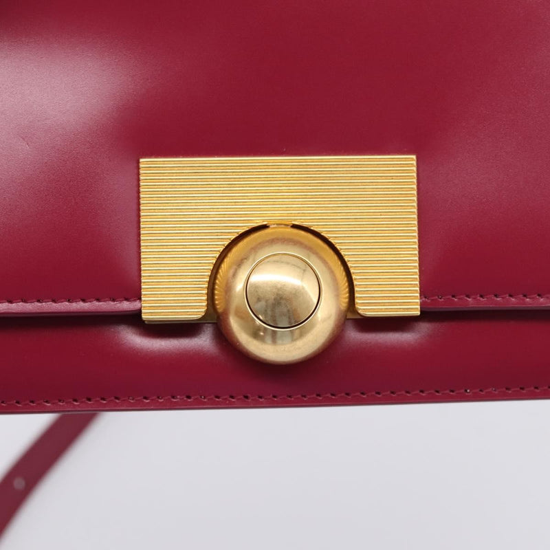 Bottega Veneta Bv Classic Smooth Calfskin Burgundy Leather Bag