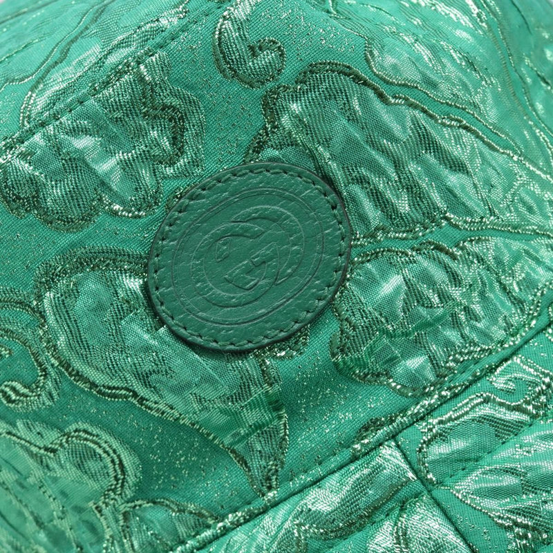 Gucci Reversible Bucket Hat Multicolor Gg Canvas Green Cotton