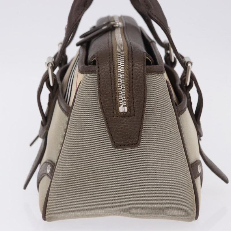 Burberry Nova Check Canvas Brown Bag