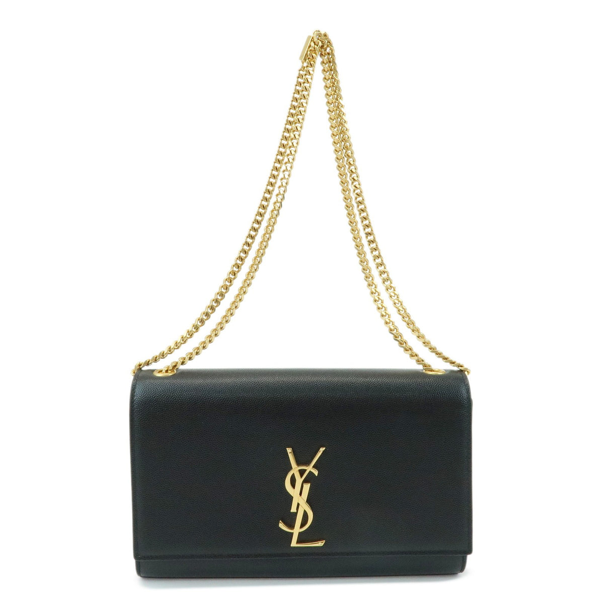 Saint Laurent Classic Monogram Leather Black Bag