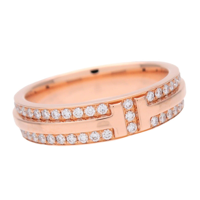 Tiffany & Co. T Two 18k Rose Gold And Diamonds Rose_gold Bijoux