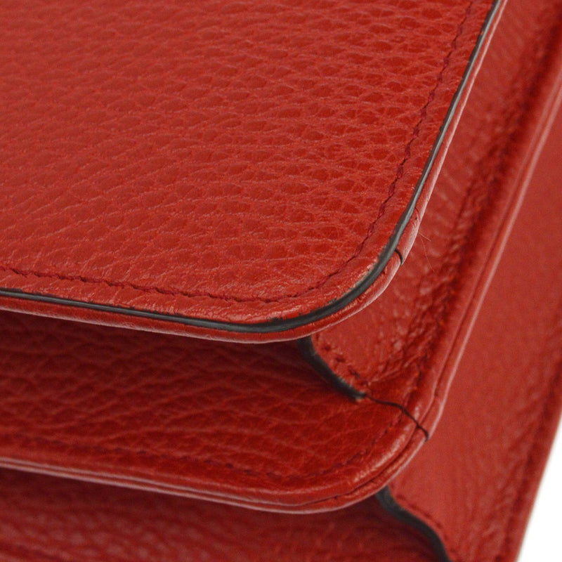 Gucci Interlocking Leather Red Bag