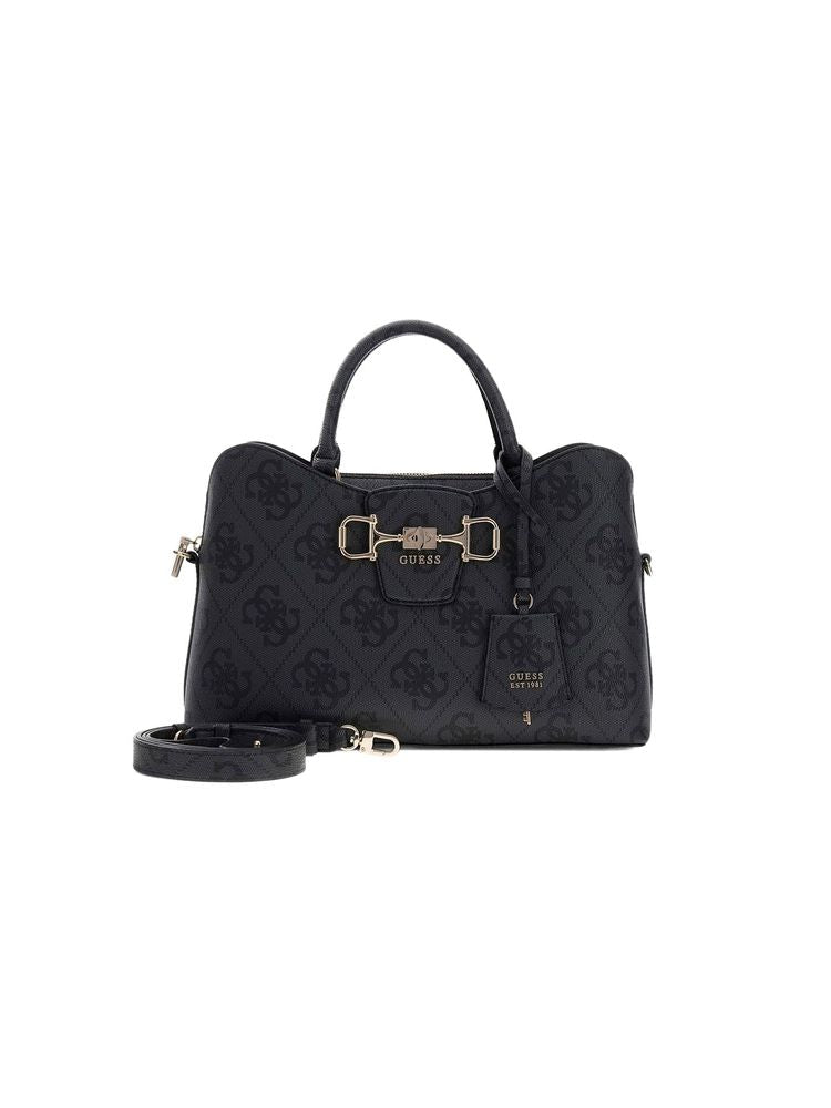 Guess Shoulder Bag — Black Polyurethane