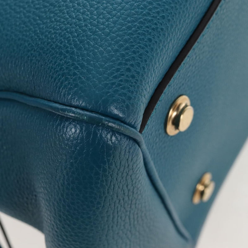 Louis Vuitton Milla Veau Nuage Calfskin Blue Leather Bag