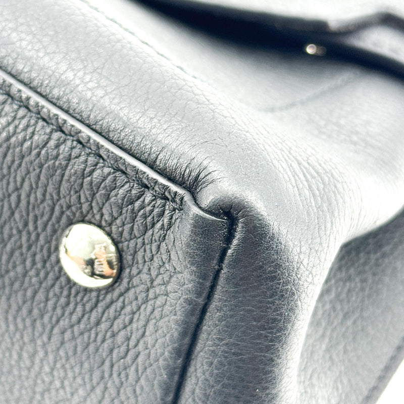 Louis Vuitton Lockme Ever Leather Black Calfskin Bag
