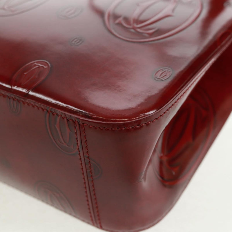 Cartier Happy Birthday Patent Leather Red Patent_leather Bag