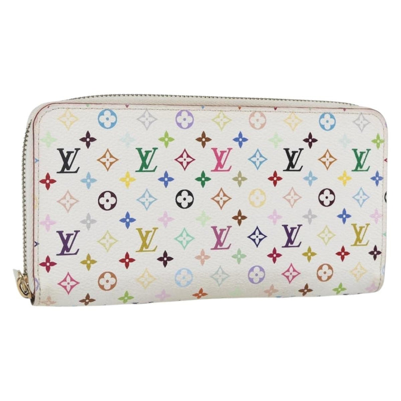 Louis Vuitton Zippy Wallet Nm Murakami Multicolor White Multicolour Canvas