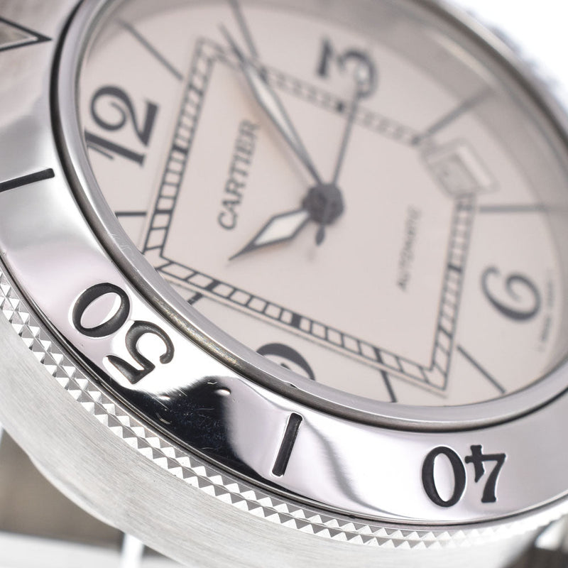 Cartier Pasha Seatimer Quartz Stainless Steel And Rubber Watches