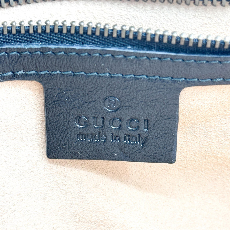Gucci Gg Marmont Accordion Matelasse Leather Black Bag