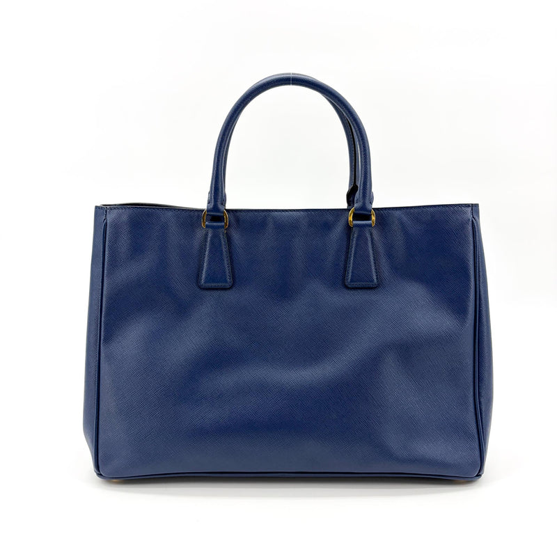 Prada Lux Open Saffiano Leather Blue Bag