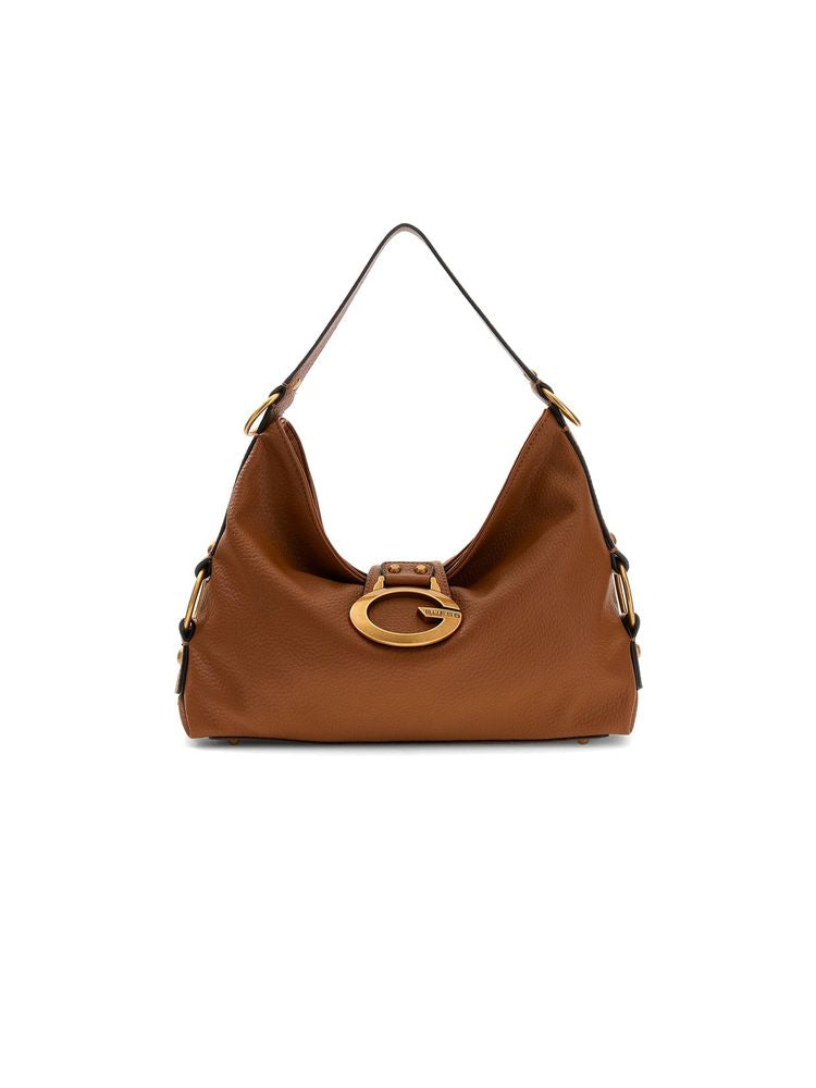 Guess Camden Shoulder Bag — Brown Polyurethane