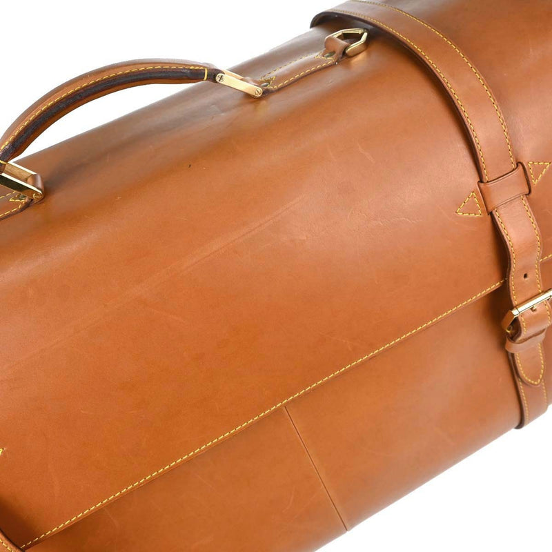 Louis Vuitton Nubie Weekender Nomade Leather Brown Bag