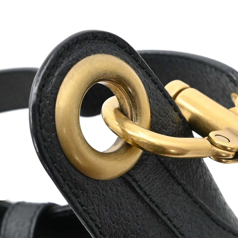 Gucci Piston Lock Jackie Hobo Gg Canvas Black