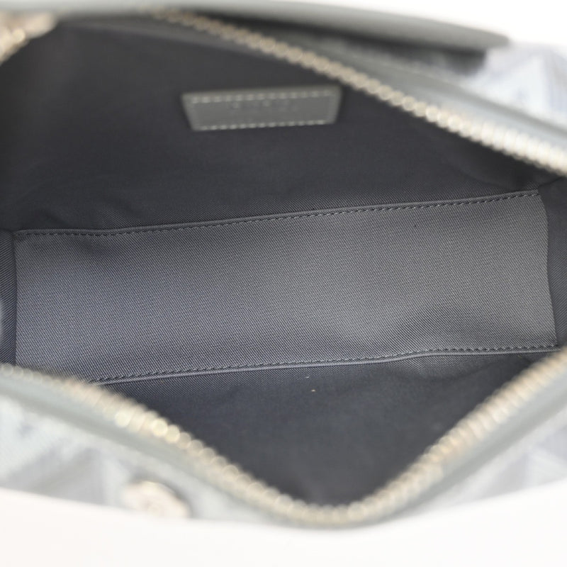 Christian Dior Lingot Messenger Cd Diamond Coated Canvas Gray