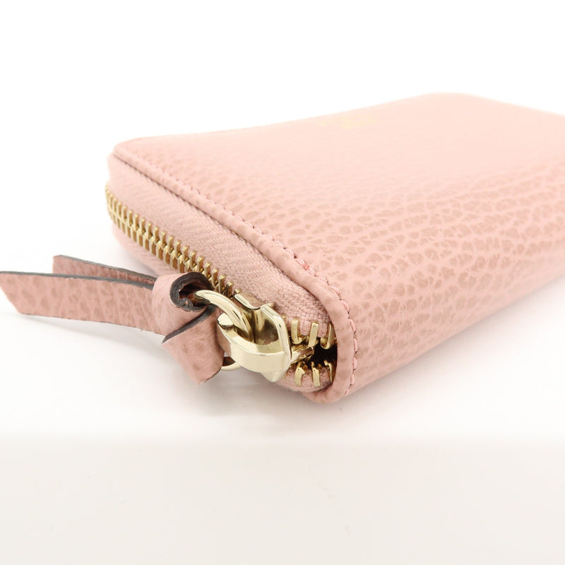 Gucci Swing Zip Around Leather Pink Accessory
