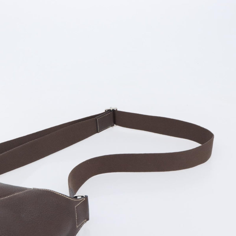 Hermes Sac Good News Leather Brown Bag
