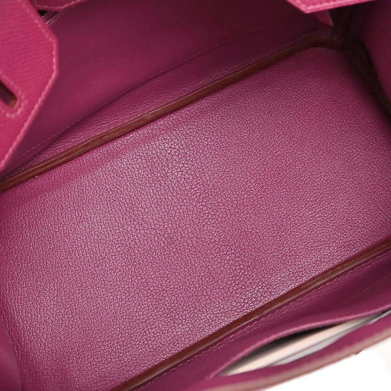 Hermes Birkin Red Epsom With Gold Hardware Pink Leather Bag