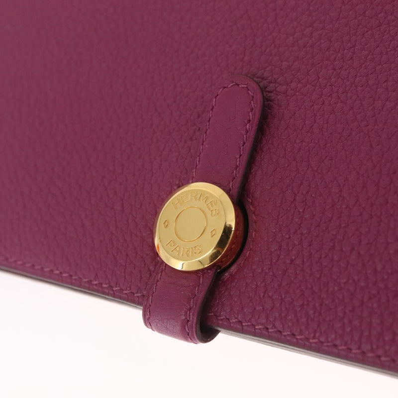 Hermes Dogon Duo Combined Leather Purple Accessory