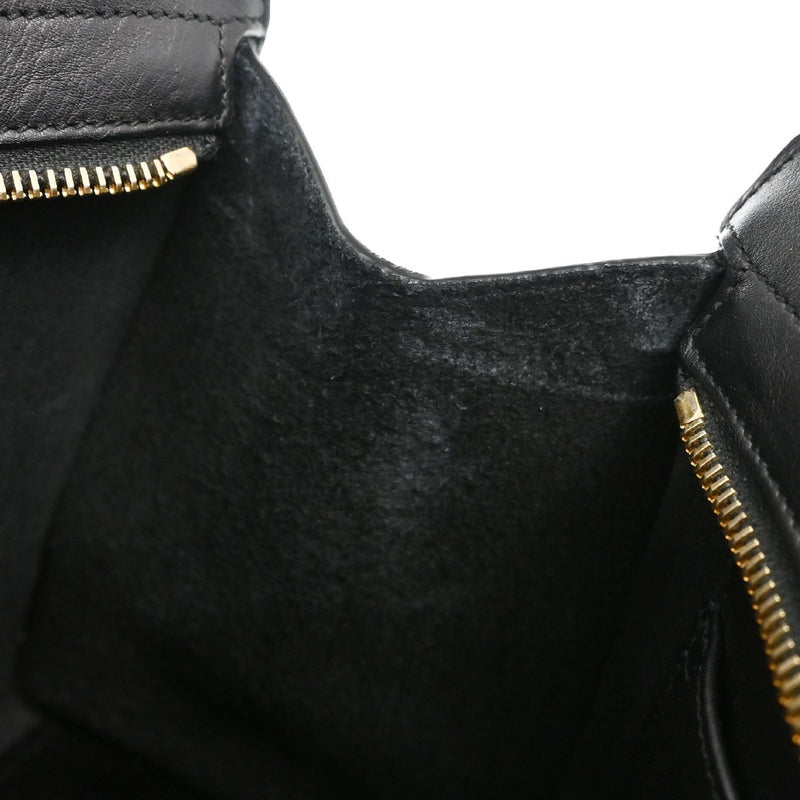 Saint Laurent Monogram Cabas Leather Black Calfskin Bag