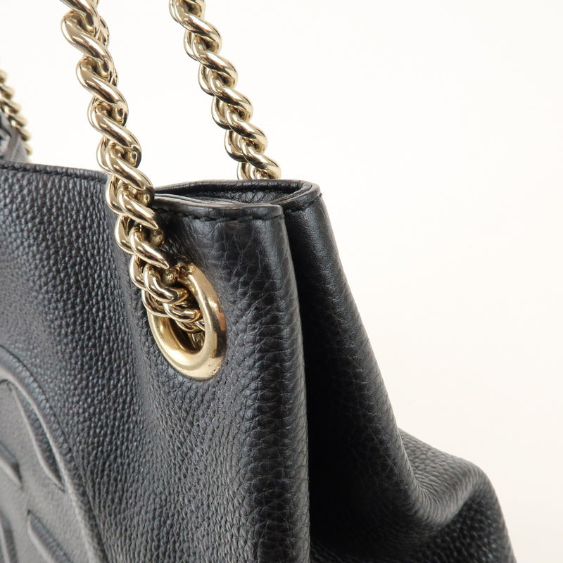 Gucci Soho Chain Strap Leather Black Bag