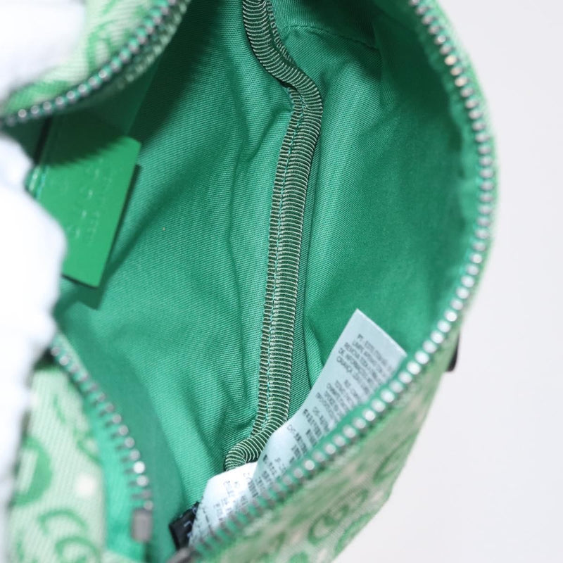 Gucci Childrens Belt Gg Canvas Green Bag