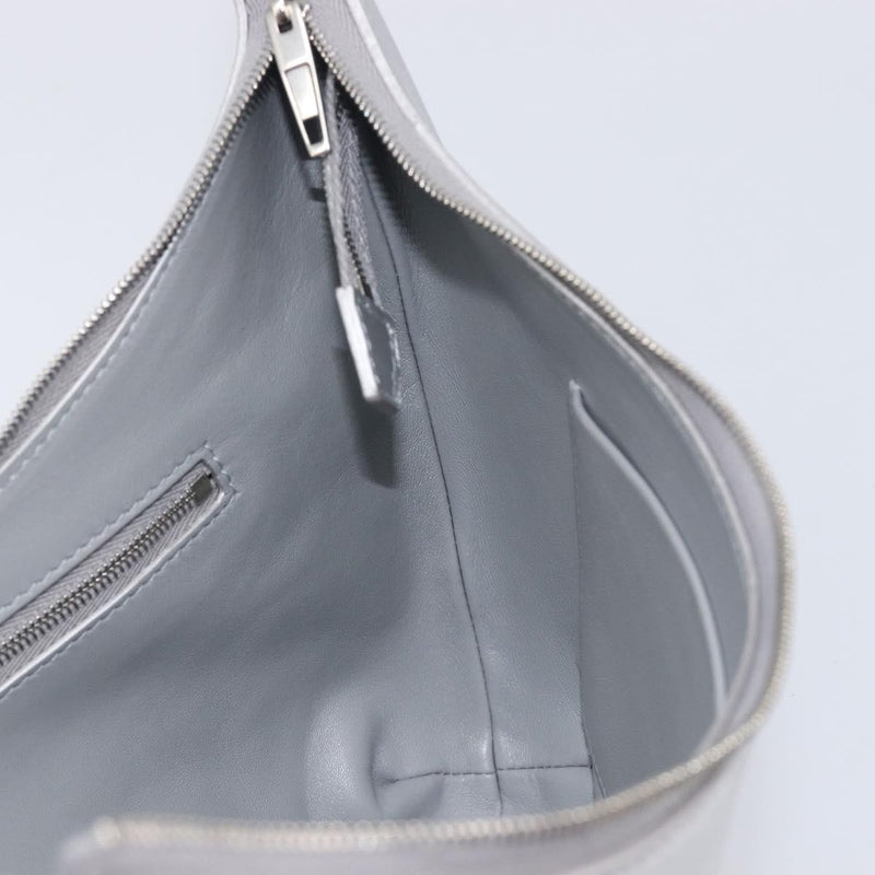 Balenciaga Mary Kate Sling Leather Silver Bag